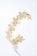 Bracelet jonc fleur