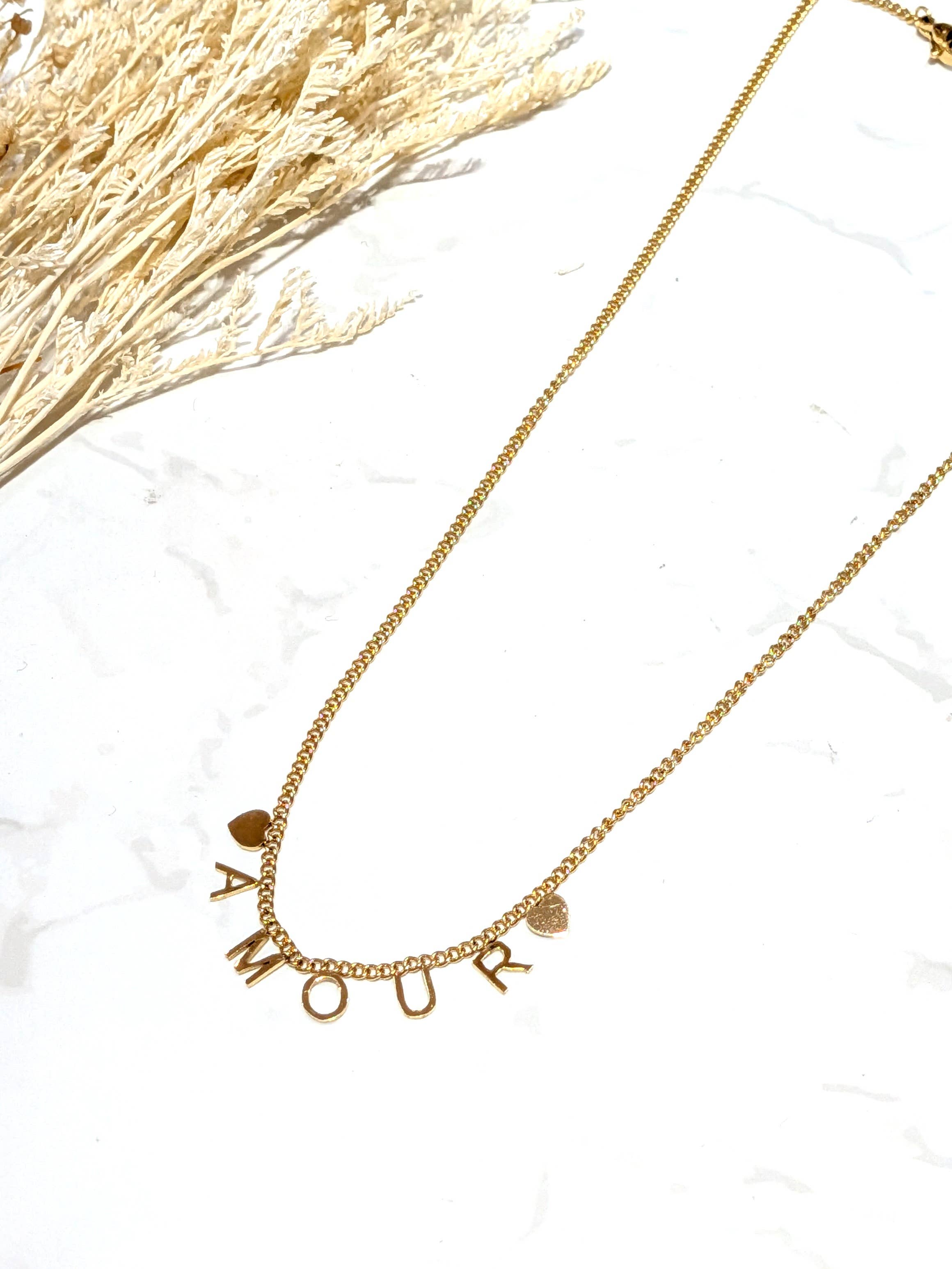 Collier AMOUR doré