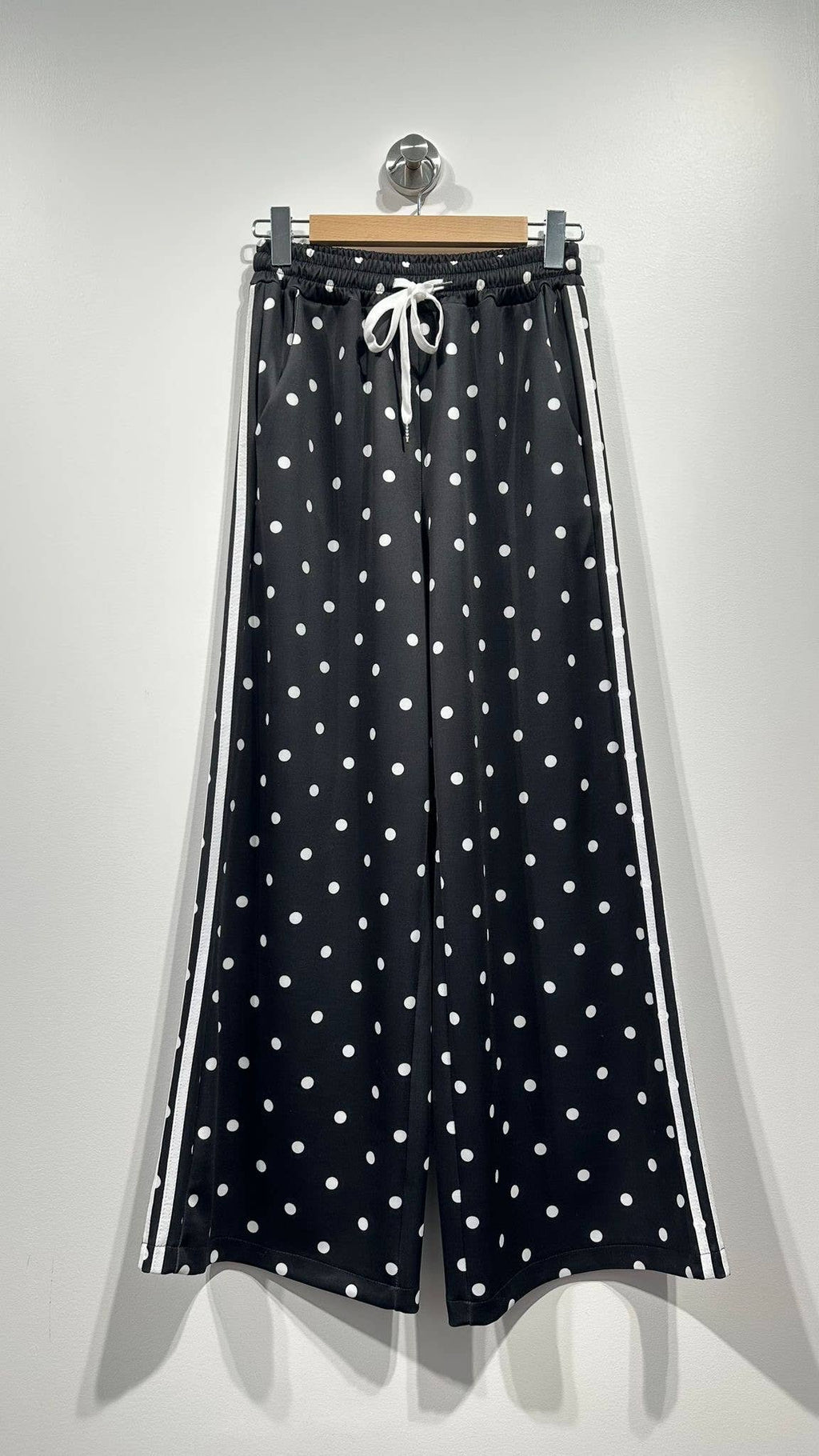 Pantalon imprimé pois: Noir / TU