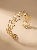 Bracelet Jonc à fleurs