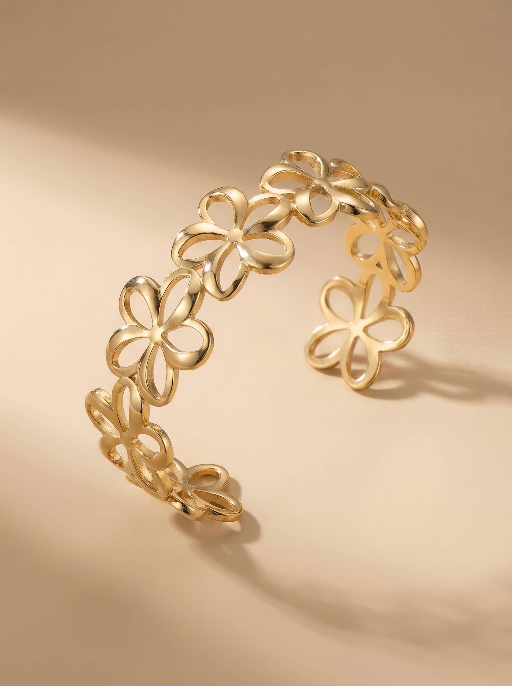 Bracelet Jonc à fleurs