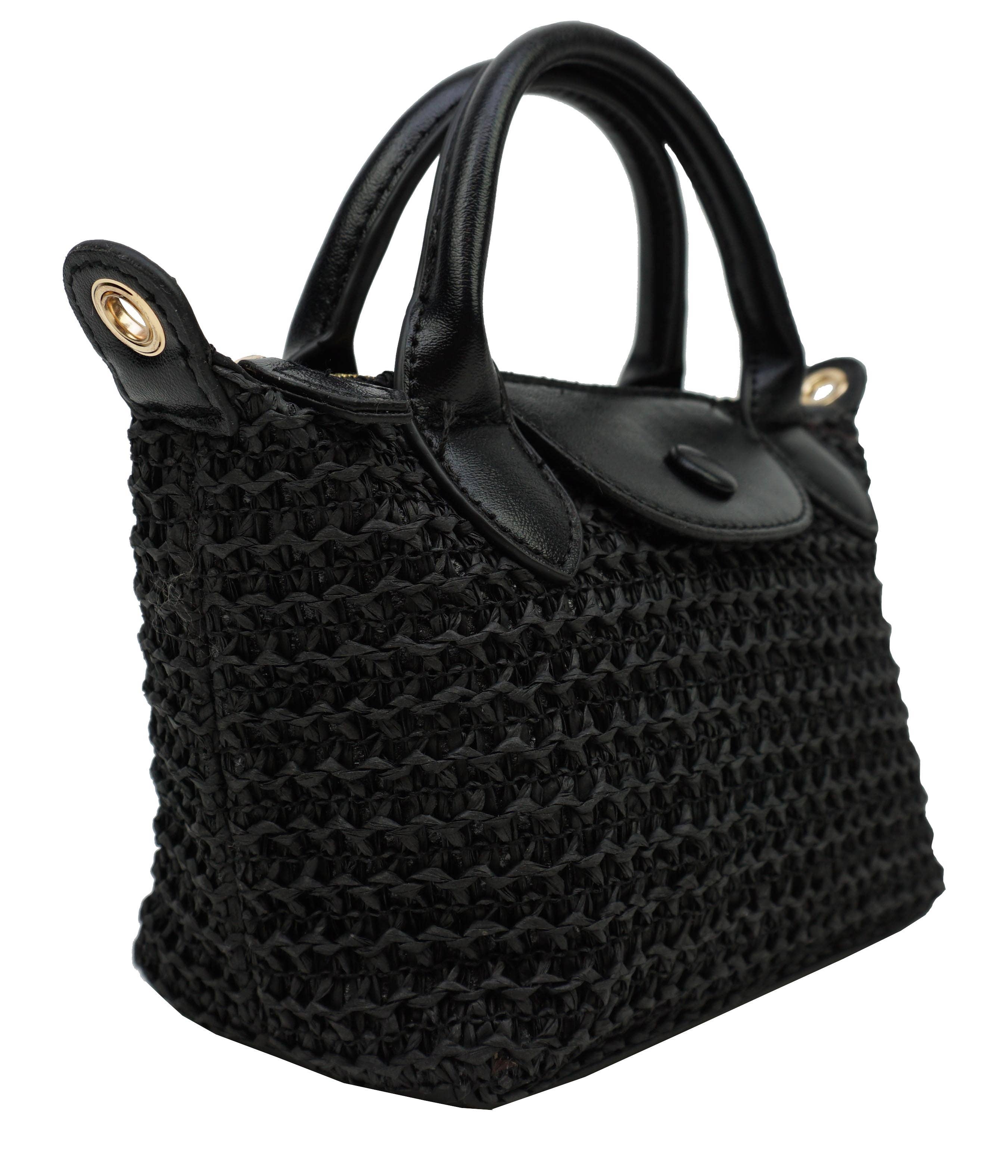 Petit sac à main crochet 36822: Beige