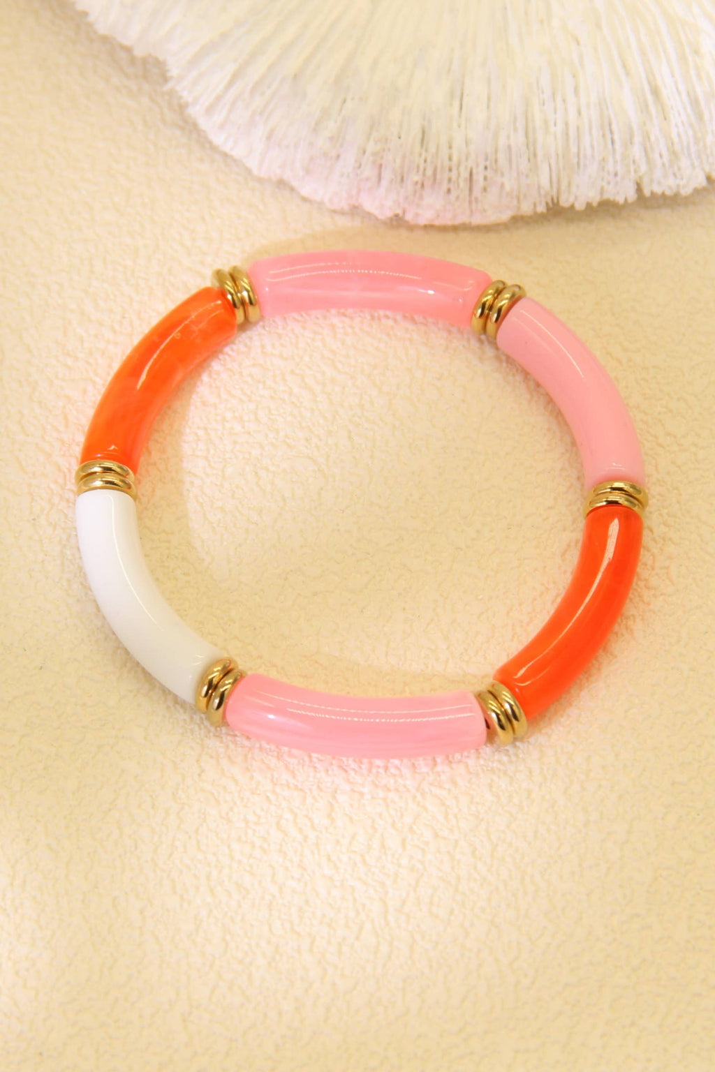 Bracelet Résine jonc tendance & doré