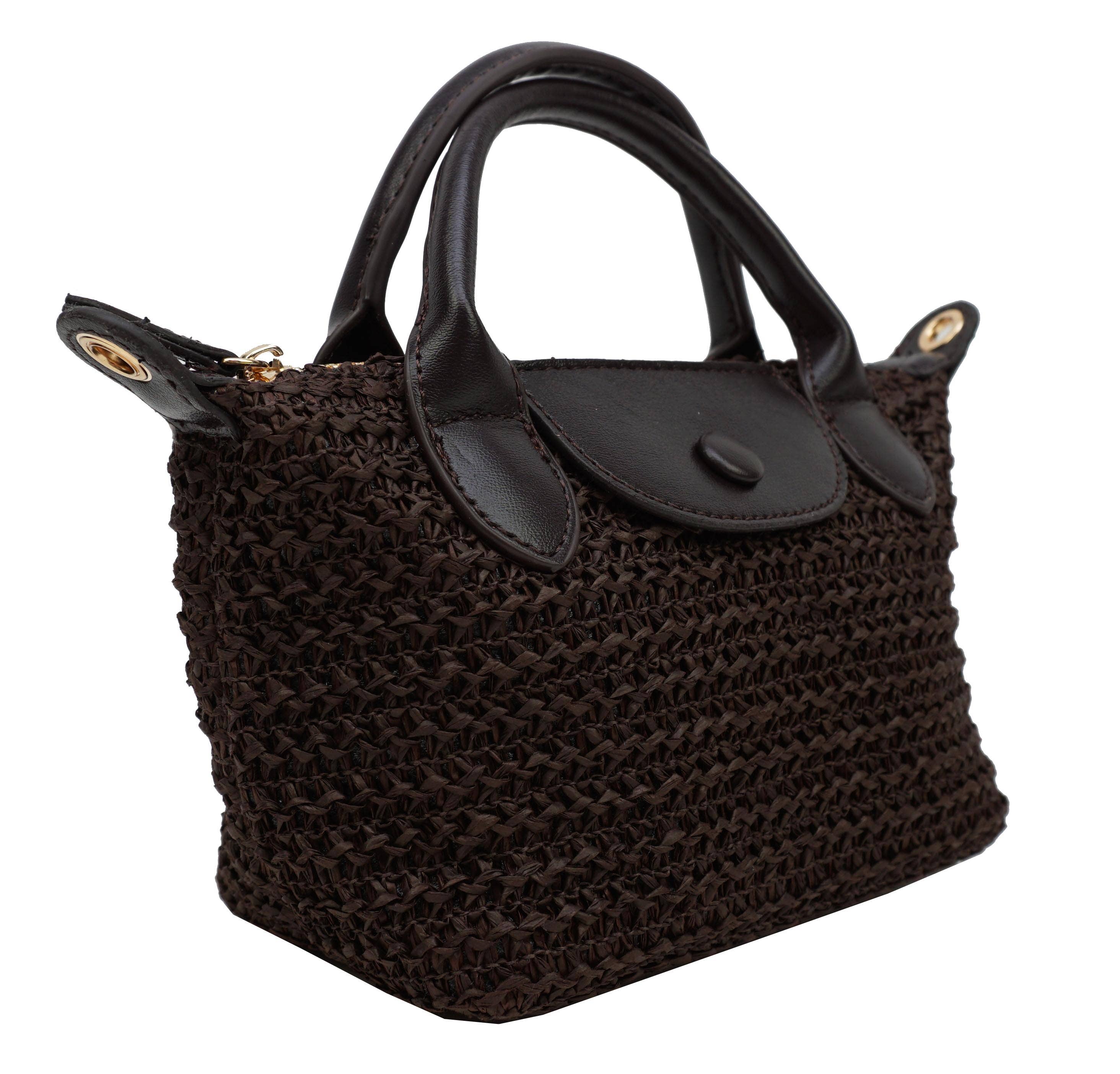 Petit sac à main crochet 36822: Beige