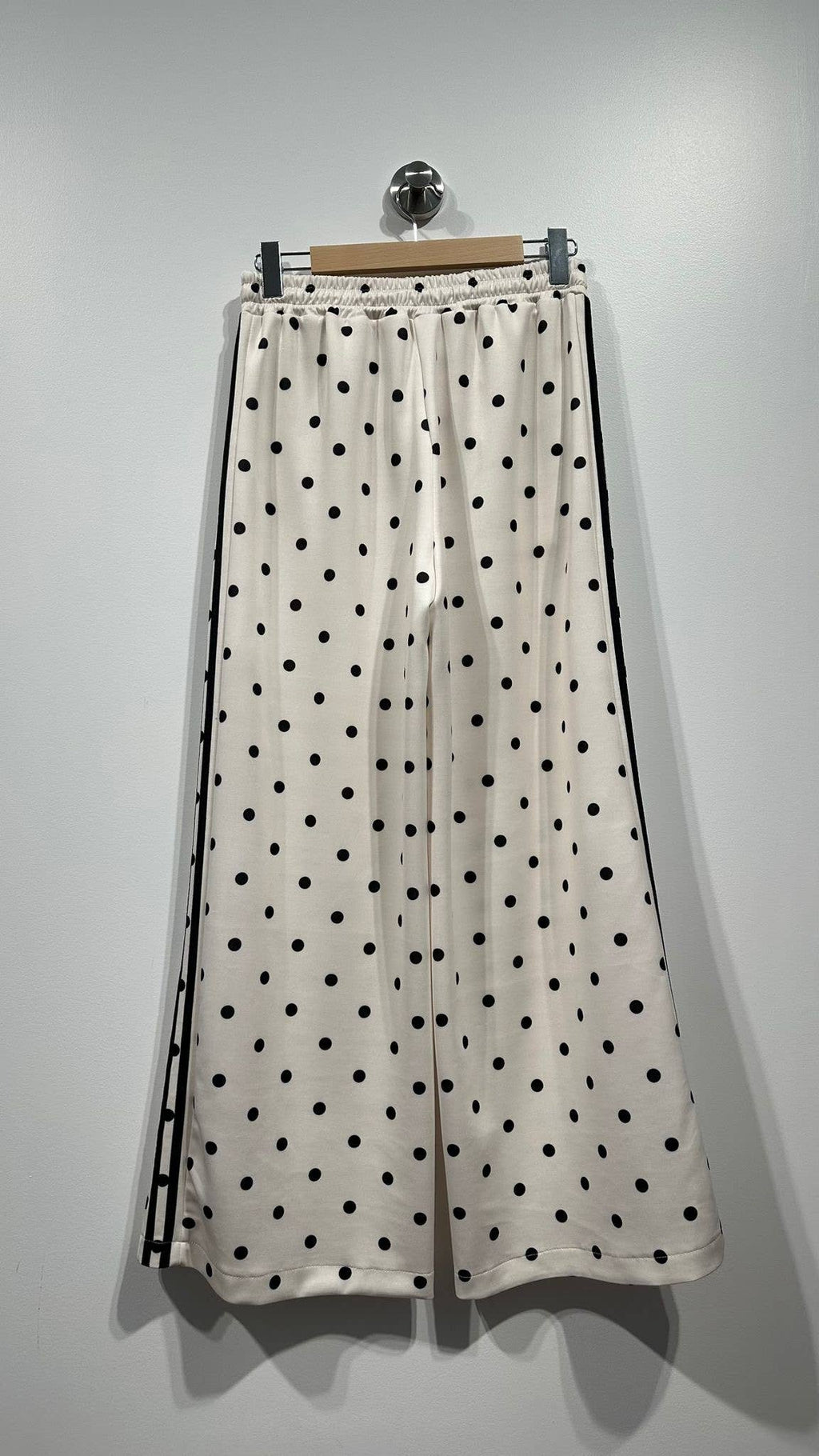 Pantalon imprimé pois: Noir / TU