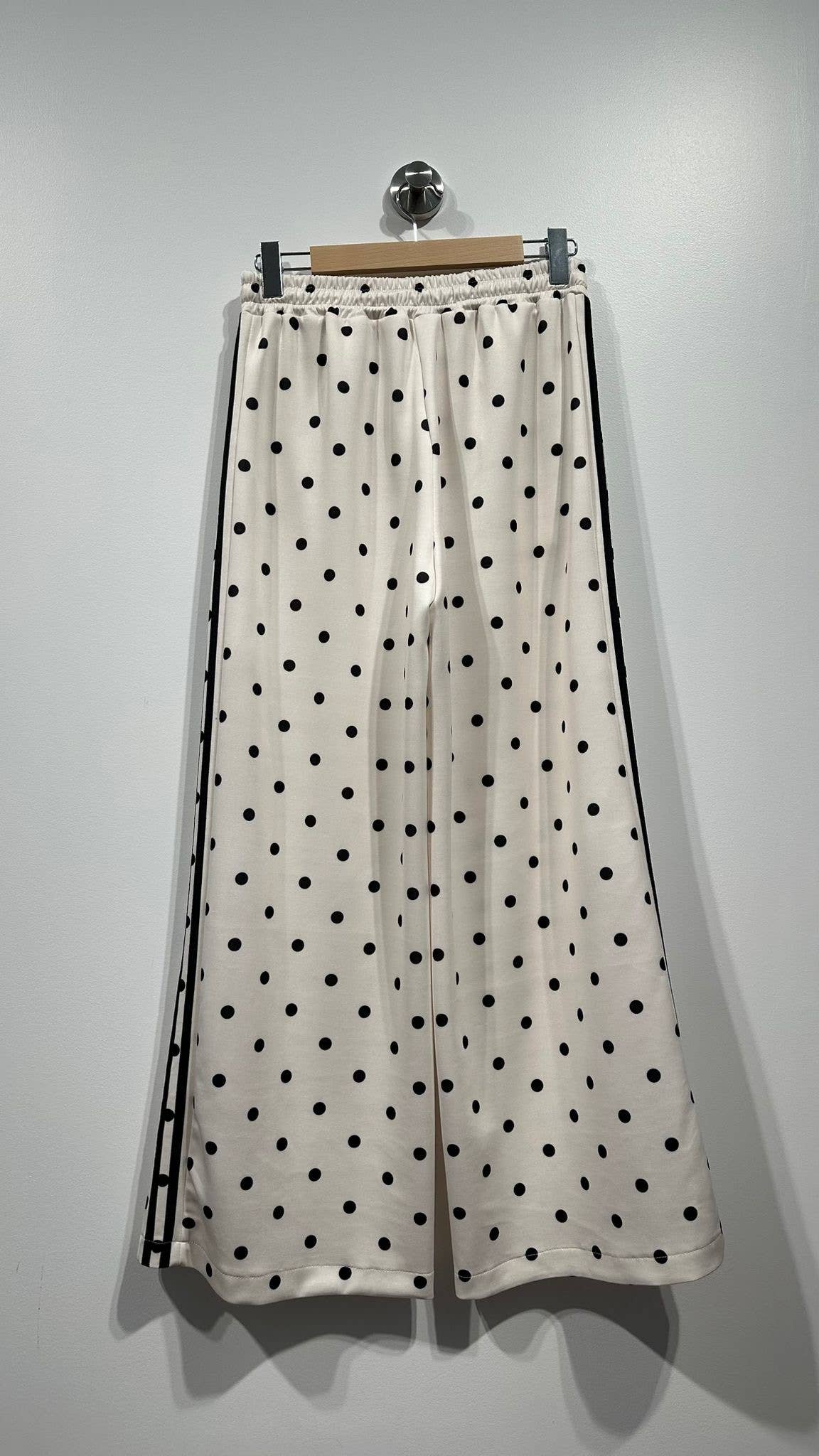 Pantalon imprimé pois: Noir / TU