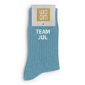 Chaussettes a paillettes « team Jul »