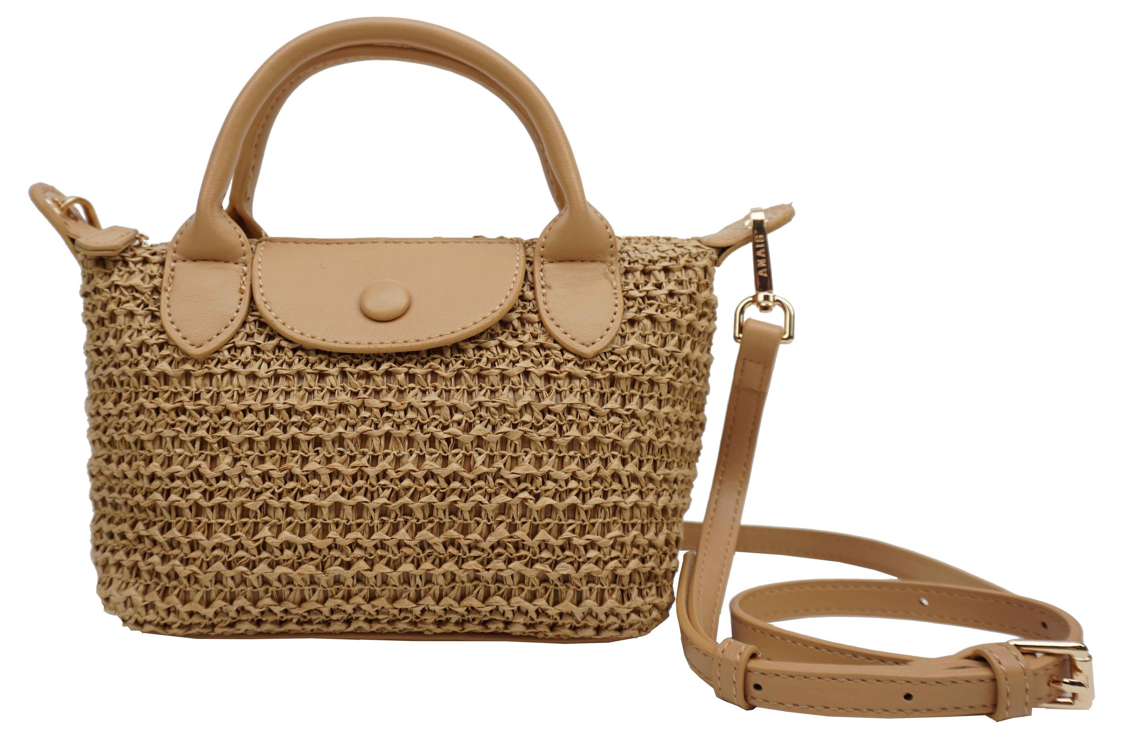Petit sac à main crochet 36822: Beige