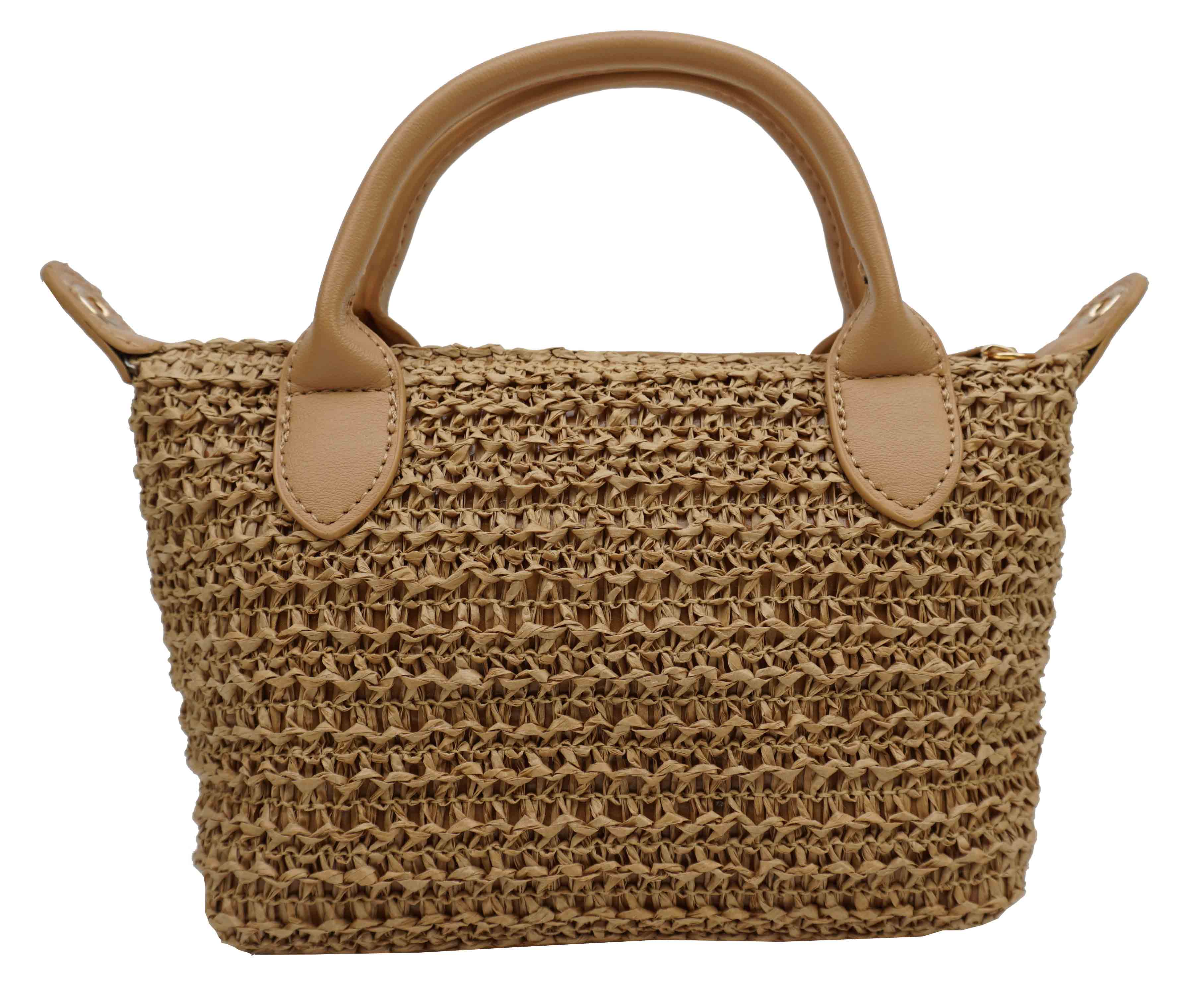 Petit sac à main crochet 36822: Taupe
