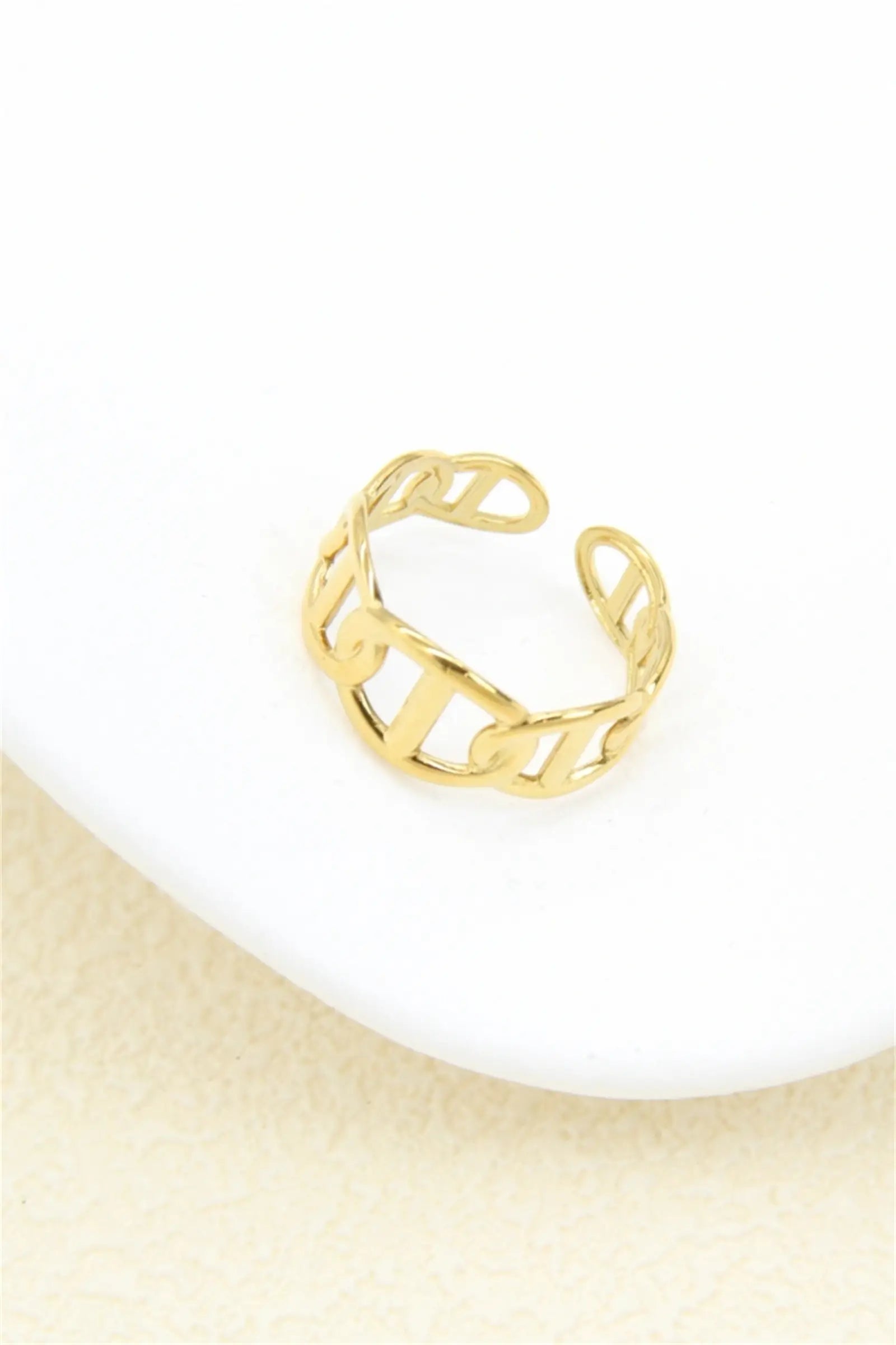 Bague Maille Marine, ajustable