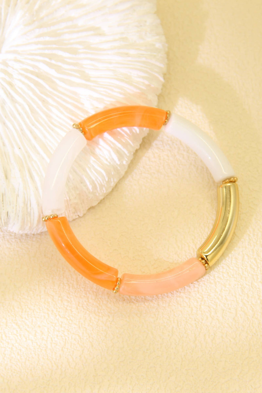 Bracelet jonc tendance & doré