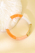 Bracelet jonc tendance & doré