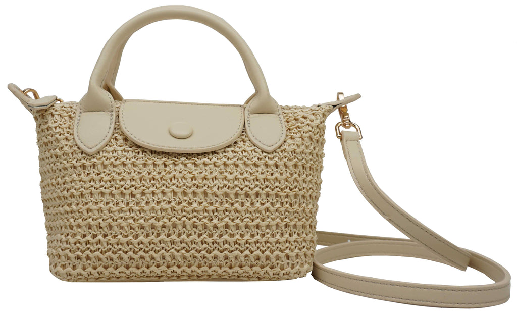 Petit sac à main crochet 36822: Taupe