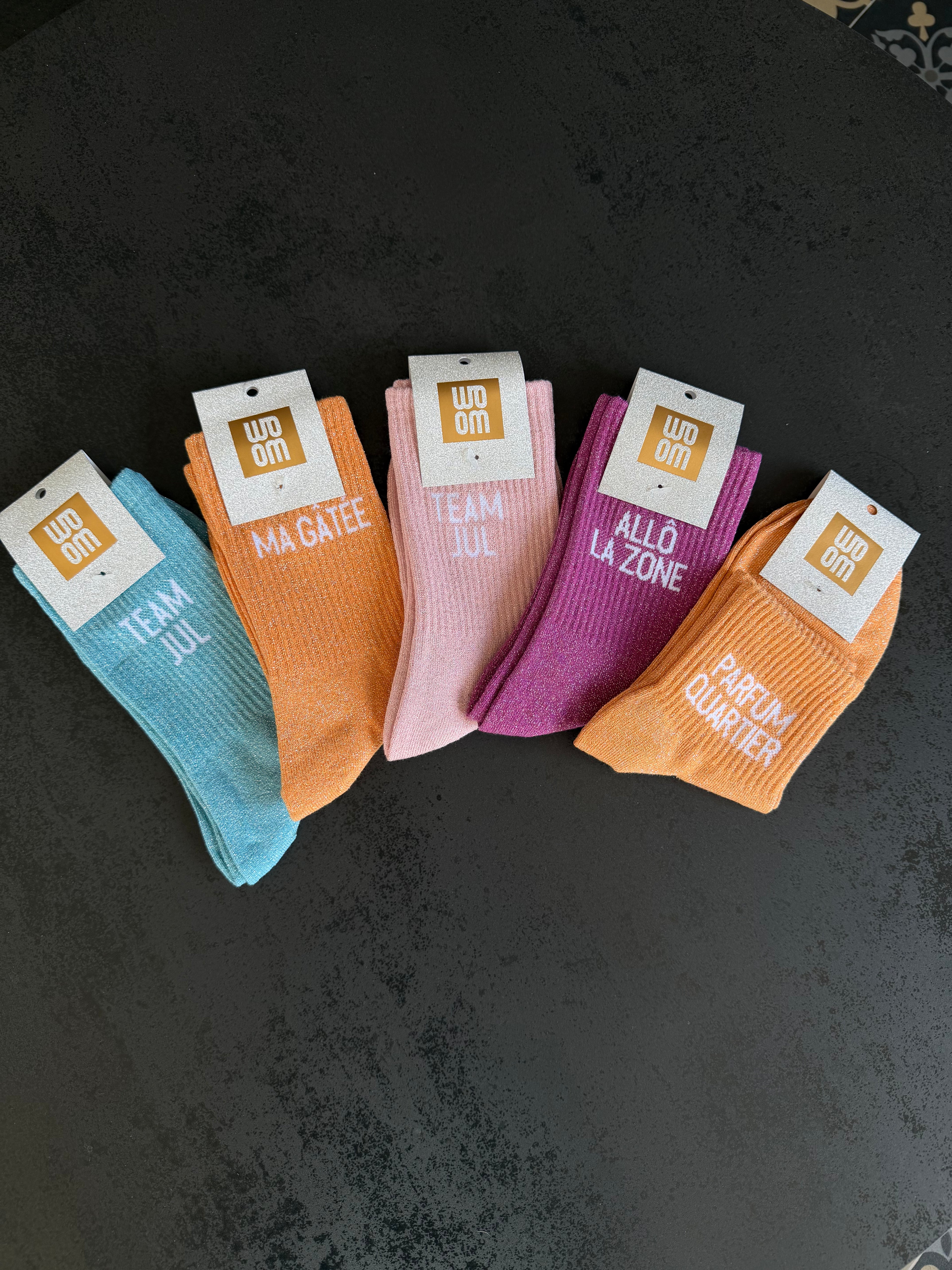 Pack chaussettes à paillettes jul, édition limitée !