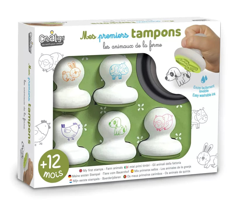 Mes premiers tampons de la ferme