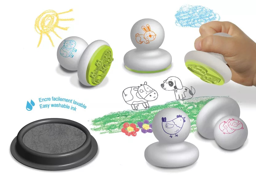 Mes premiers tampons de la ferme