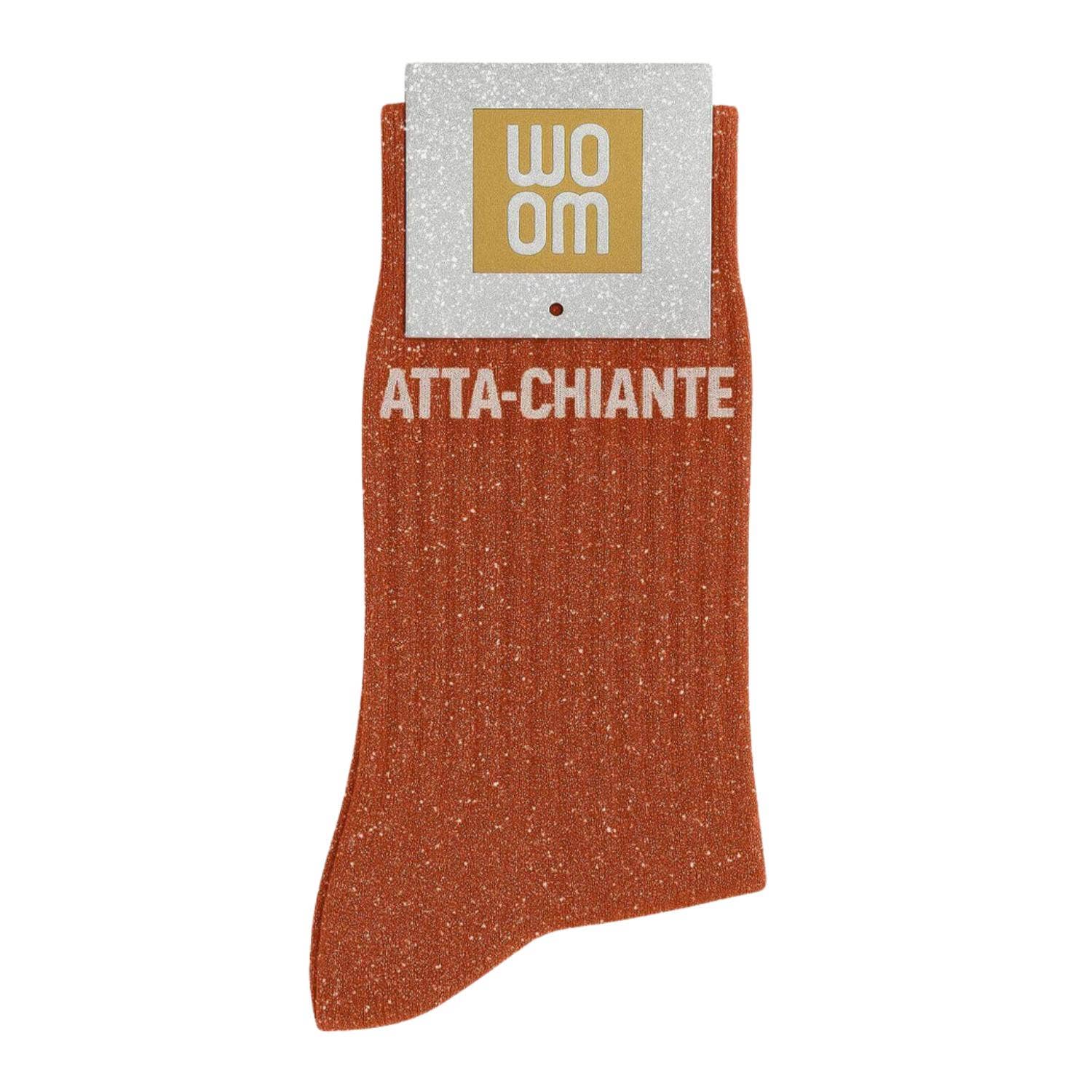 Chaussettes à Paillettes à Message "Atta-chiante" Roobios