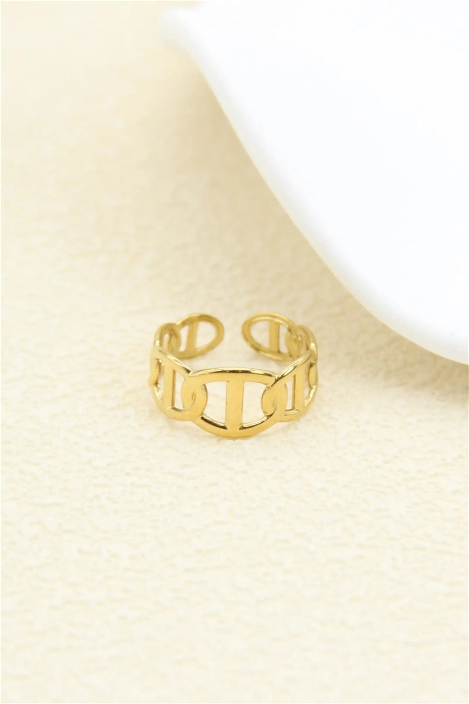 Bague Maille Marine, ajustable
