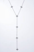 Collier strass argenté
