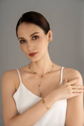 Collier doré maillons ovales