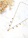 Collier étoile strass