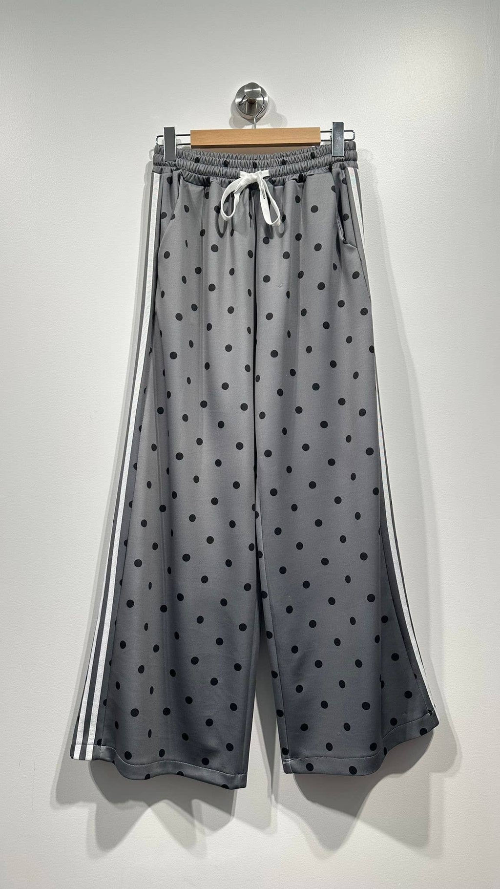 Pantalon imprimé pois: Noir / TU