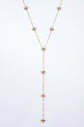 Collier strass doré