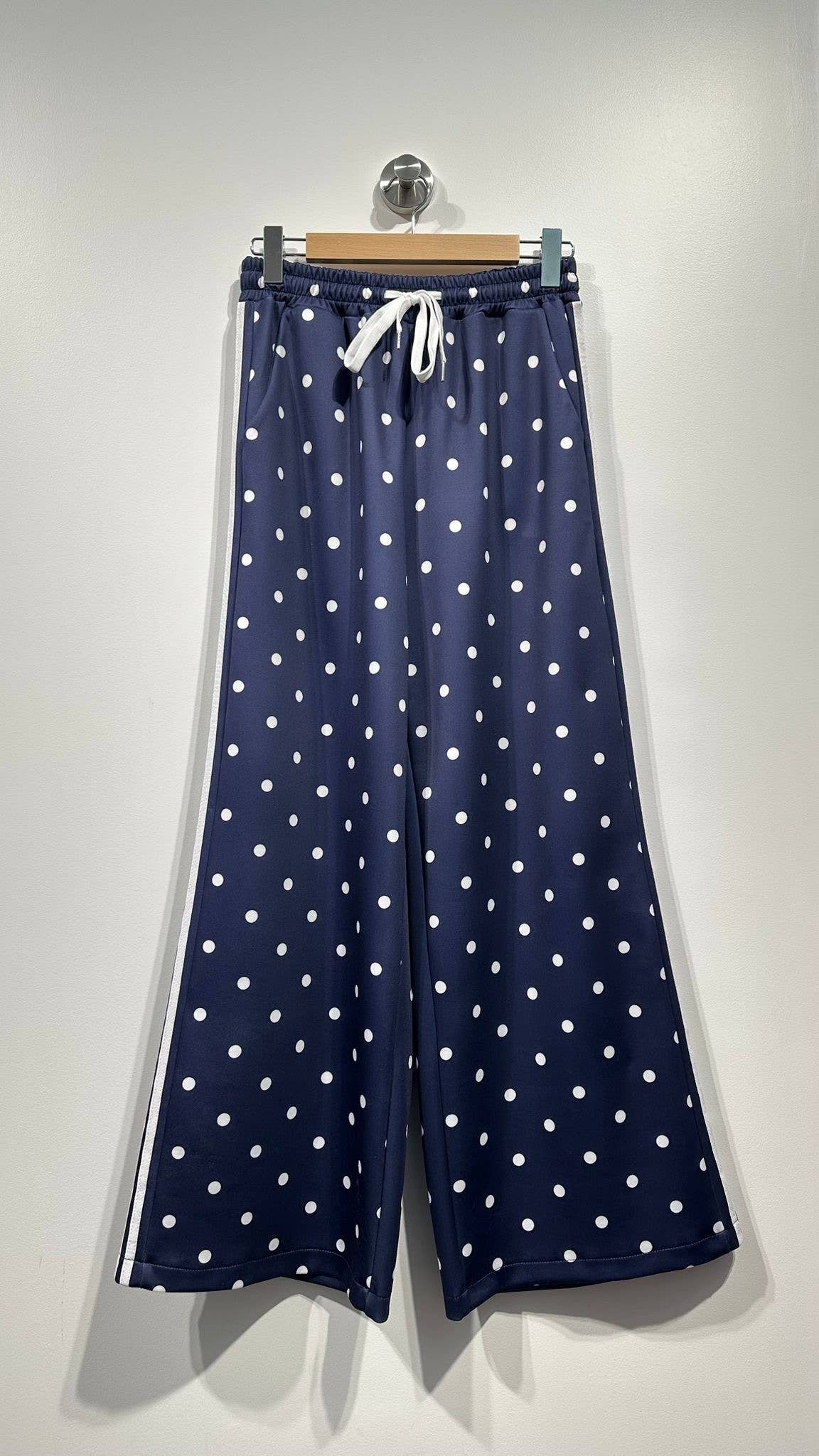 Pantalon imprimé pois: Noir / TU