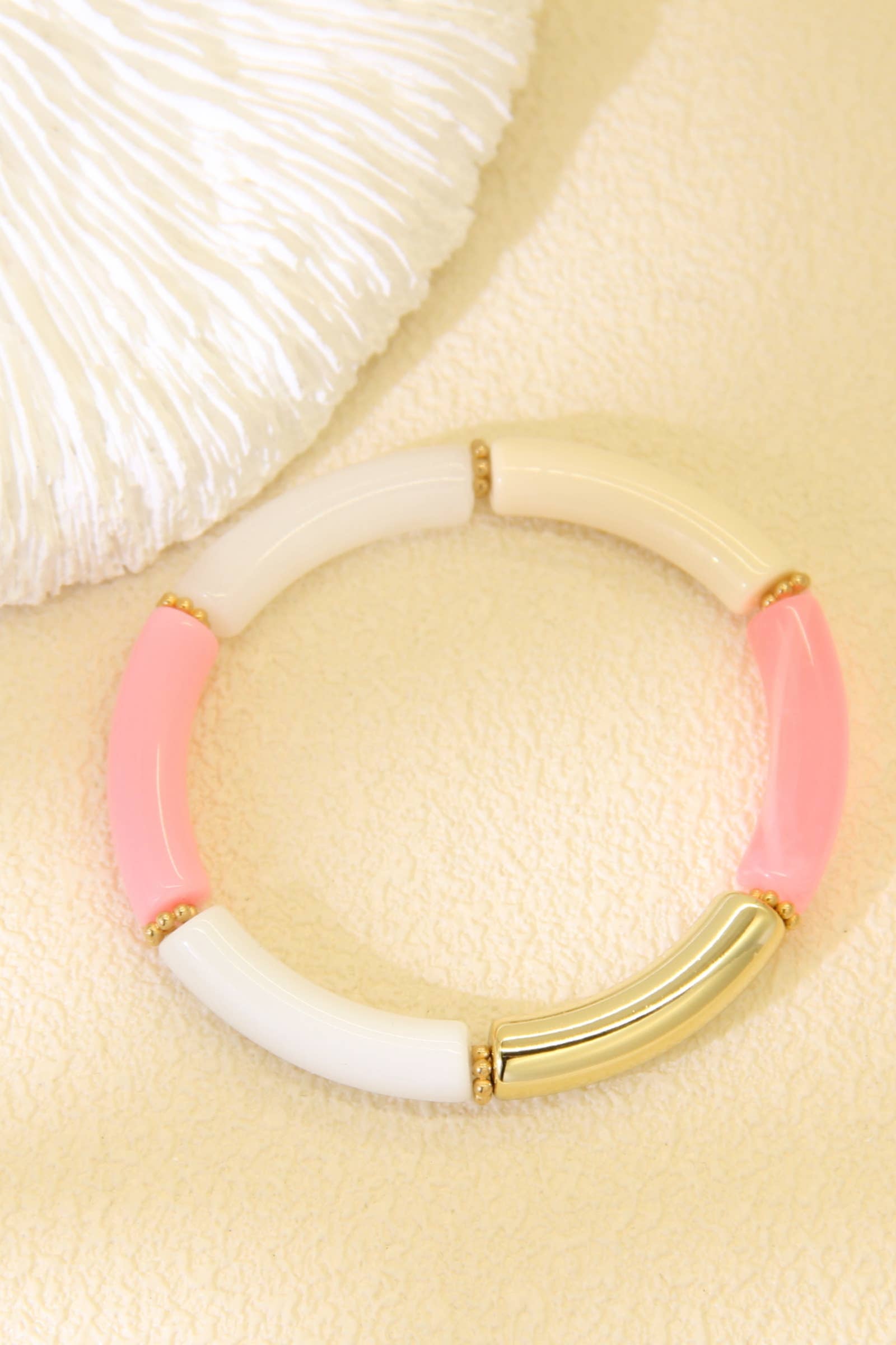 Bracelet Résine jonc tendance & doré