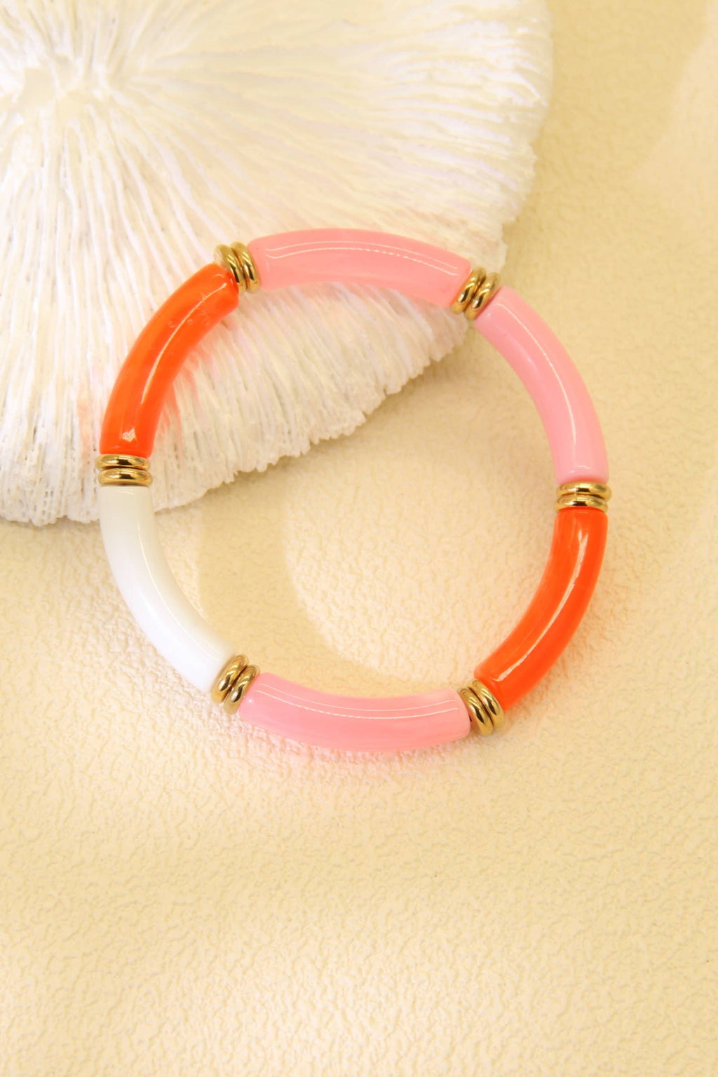 Bracelet Résine jonc tendance & doré