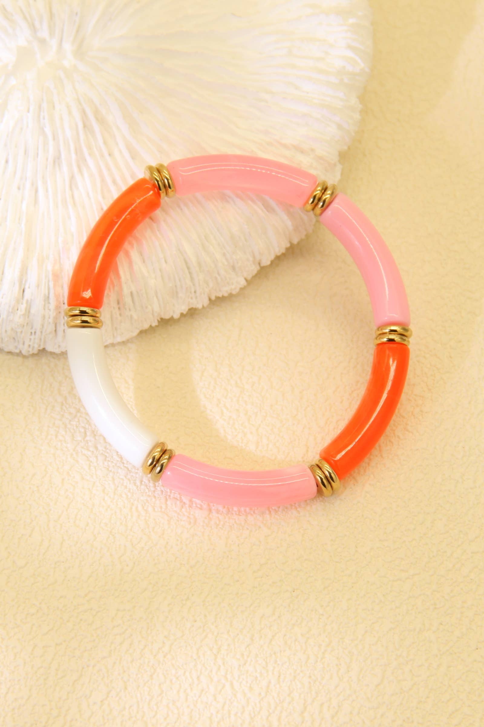 Bracelet Résine jonc tendance & doré