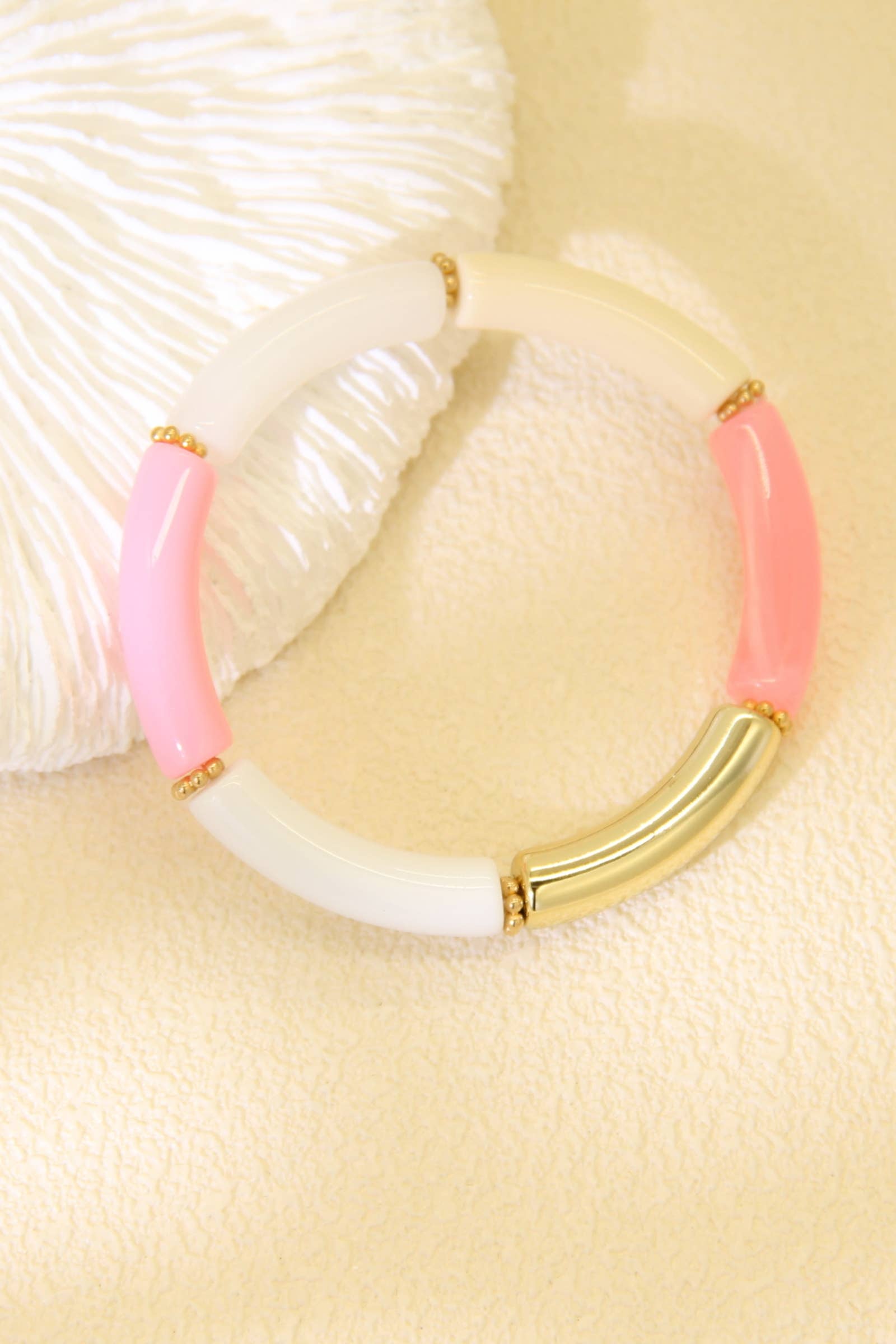 Bracelet Résine jonc tendance & doré