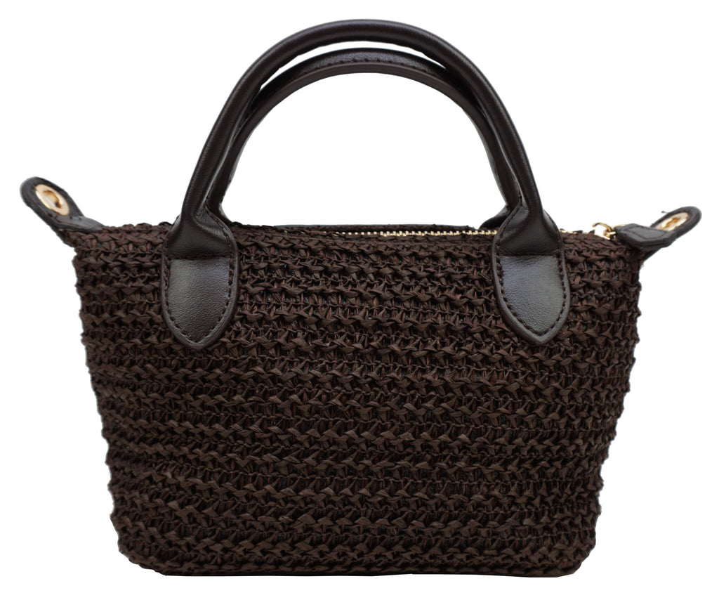 Petit sac à main crochet 36822: Taupe