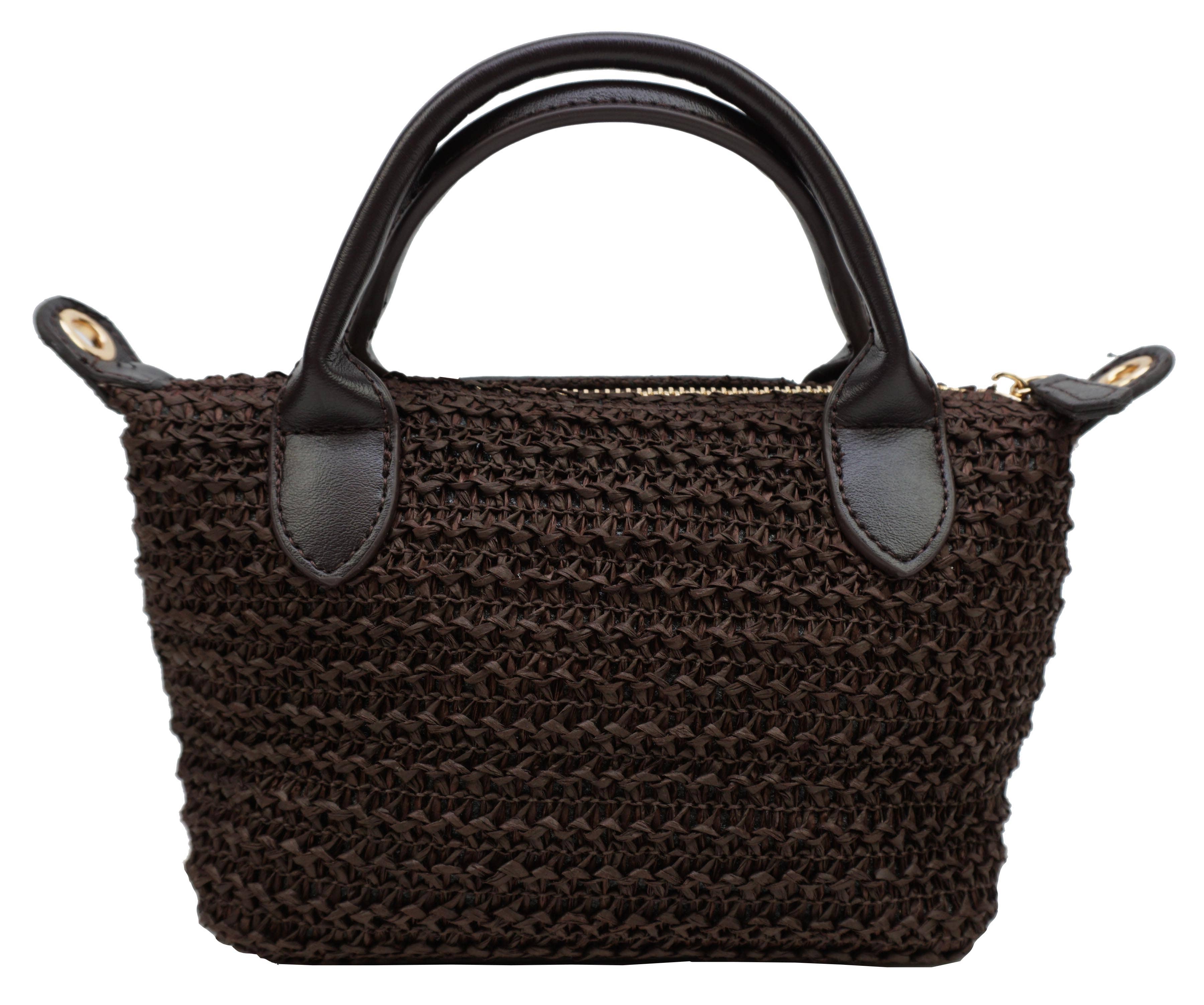 Petit sac à main crochet 36822: Beige